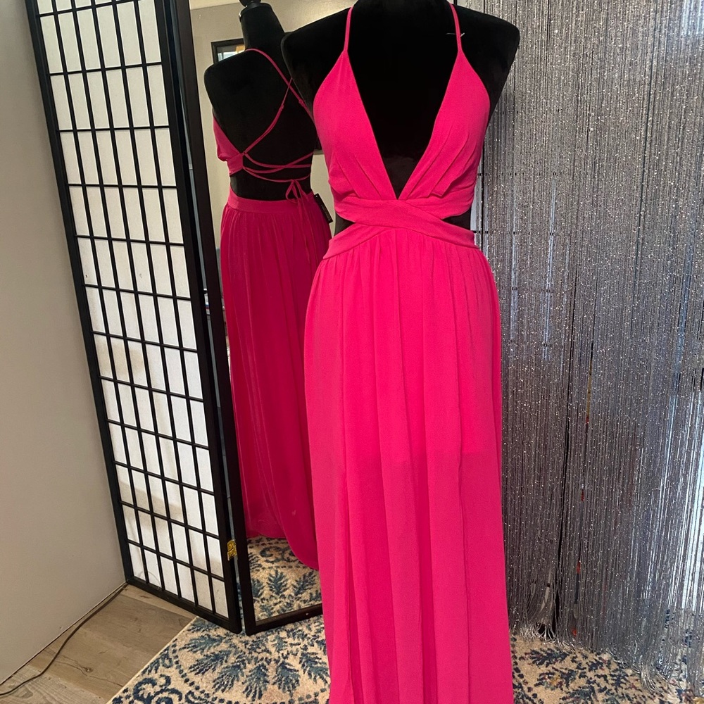 Beautiful hot pink maxi